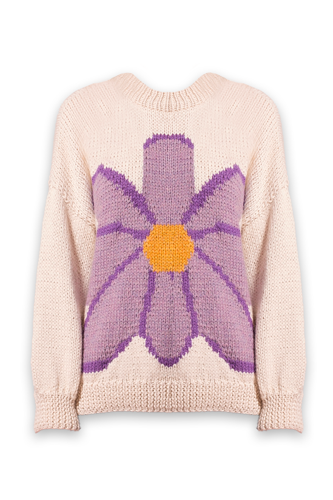 Unif Outlet Unif Flower Sweater Daisy Wild Flower Sweater Fortune